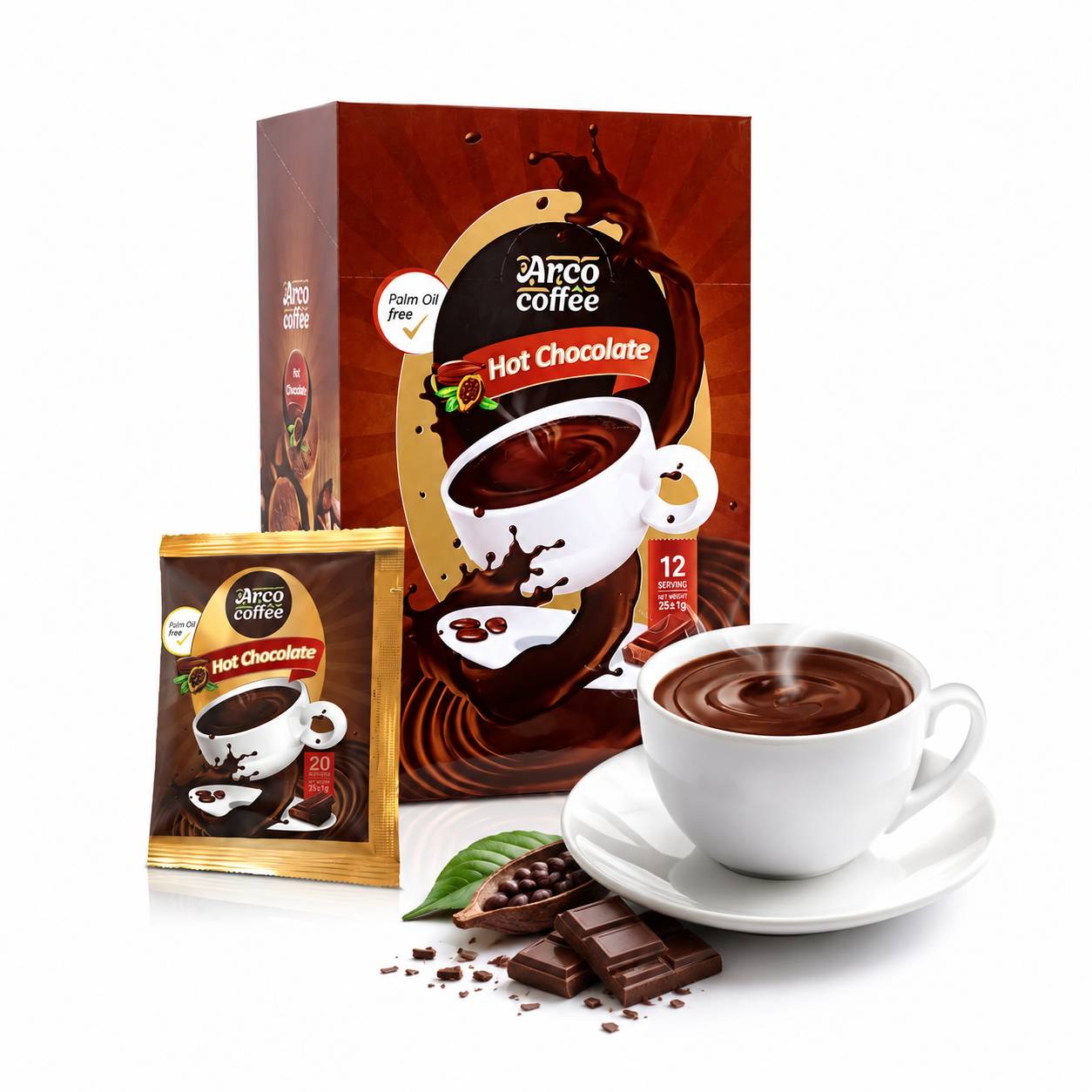 هات چاکلت 12 عددی 