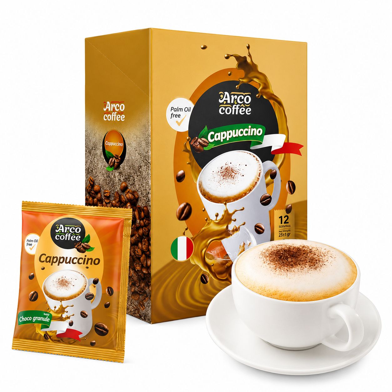 کاپوچینو 12 عددی
